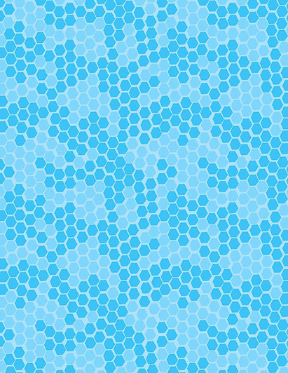 Wilmington Prints - Buzzin' With My Gnome-iezz - Honeycomb, Blue