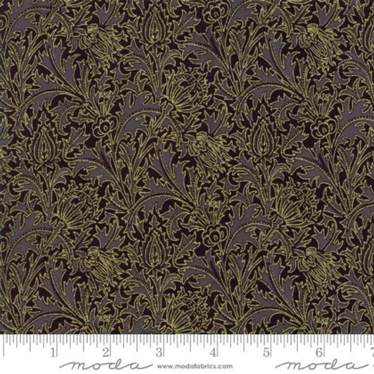 Moda - 108" Morris Holiday Metallic - Ebony