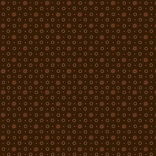 Henry Glass - Quiet Grace - Sunbursts, Chocolate