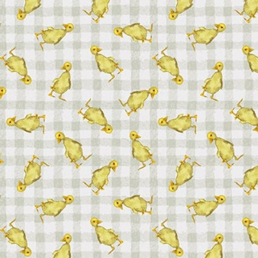 Henry Glass - A Beautiful Day - Baby Chicks Allover, Beige