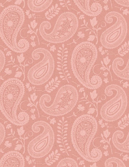 Wilmington Prints - Daisy Days - Paisley, Pink