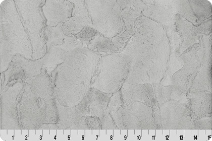 Shannon Fabrics - Luxe Cuddle - Hide, Silver