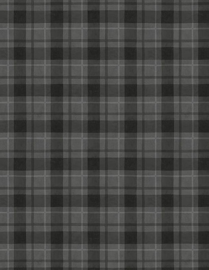 Wilmington Prints - Sunflower Splendor - Plaid, Black