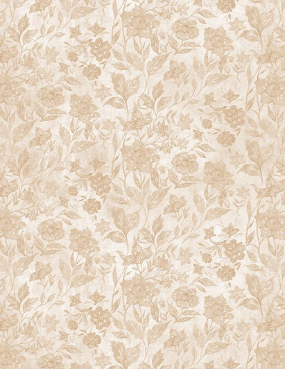 Wilmington Prints - Morning Serenade - Floral Tonal, Cream