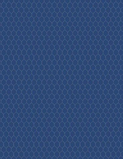 Wilmington Prints - Morning Serenade - Chicken Wire, Blue