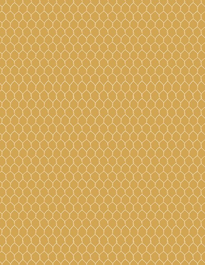 Wilmington Prints - Morning Serenade - Chicken Wire, Yellow