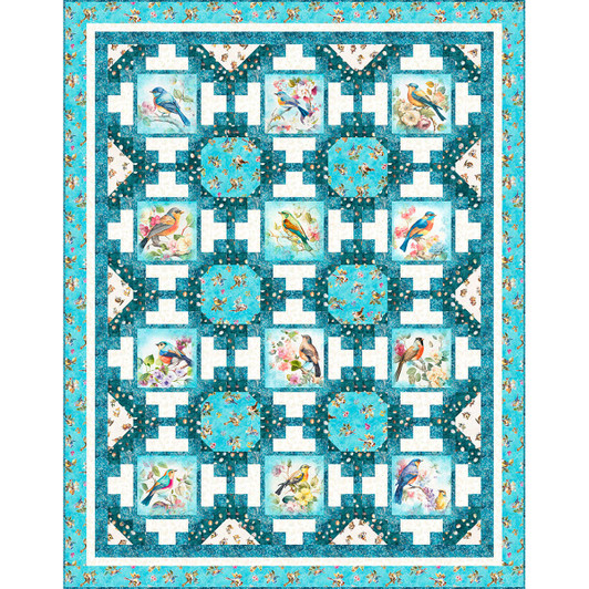 Quilting Treasures Pattern - Bird Song - Featuring QT Birdsong Collection