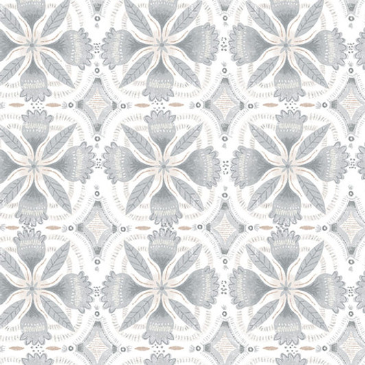 Blank Quilting - Zanzibar - Tiles, Lt Gray