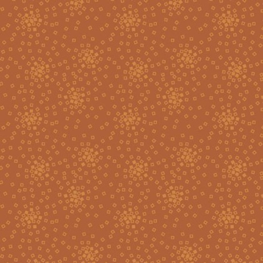 Marcus Fabrics - Scarecrow's Song - Cubes, Rust