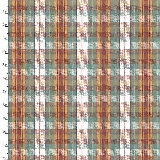 3 Wishes - Pumpkin Please - Harvest Plaid, Multi