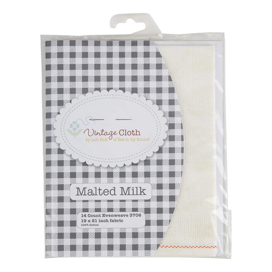 Riley Blake - Vintage Cloth - 14 Count, Malted Milk