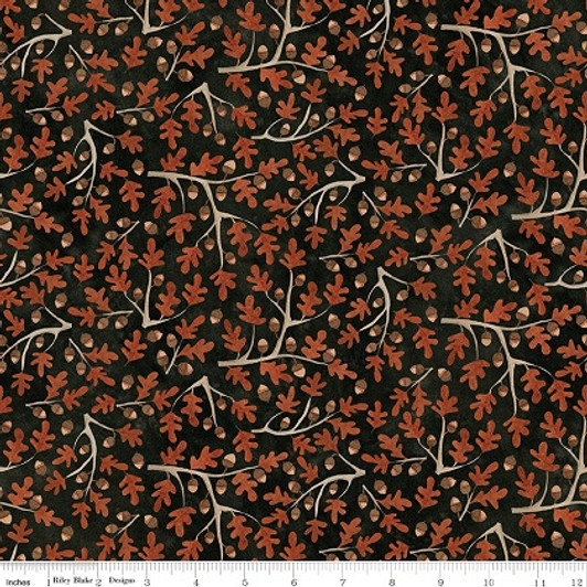 Riley Blake - Bittersweet Farm - Oaks and Acorns, Midnight