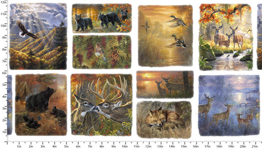 3 Wishes - Whitetail Country - Countryside Patch, Multi