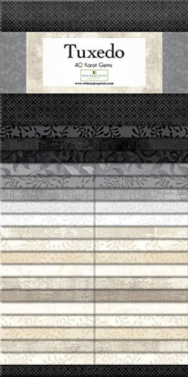 Wilmington Prints - 40 Karat Gems - Tuxedo
