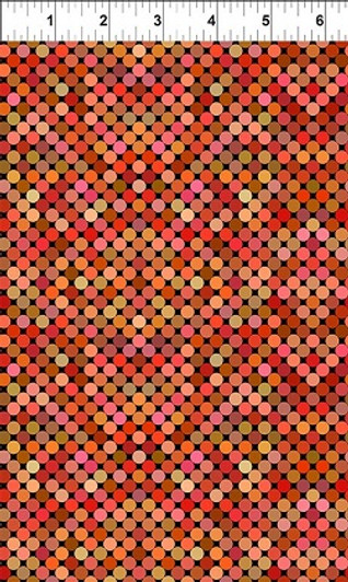 In The Beginning - Colorful - Dots, Orange