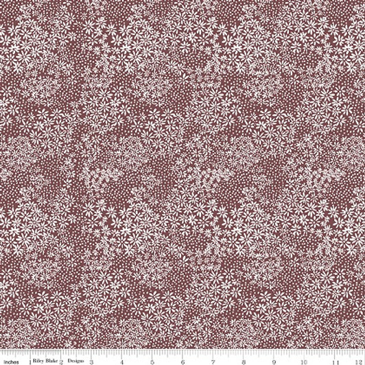 Riley Blake - A Walk On The Prairie - Silhouette, Marsala