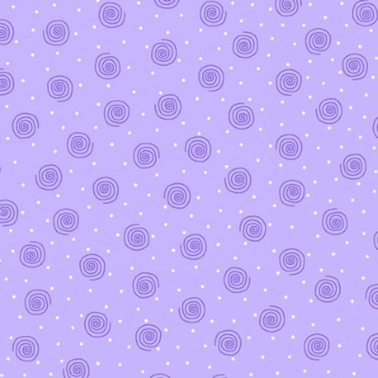 A.E. Nathan - Comfy Flannel Prints - Swirl Dot, Purple