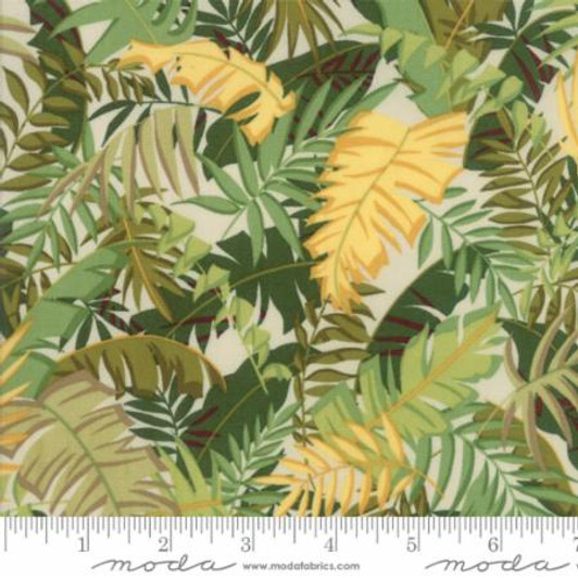 Moda - Collections Sunshine - Tropical Ferns, Ivory