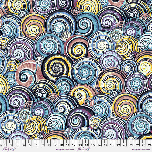 Free Spirit - Kaffe Fassett - Spiral Shells, Contrast