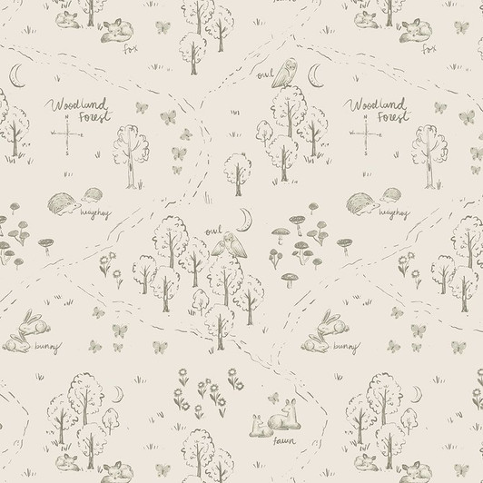 Dear Stella - Willow - Woodland Map, Gardenia