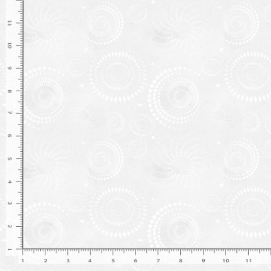 Timeless Treasures - Colorstock - Dot Dot Goose, White