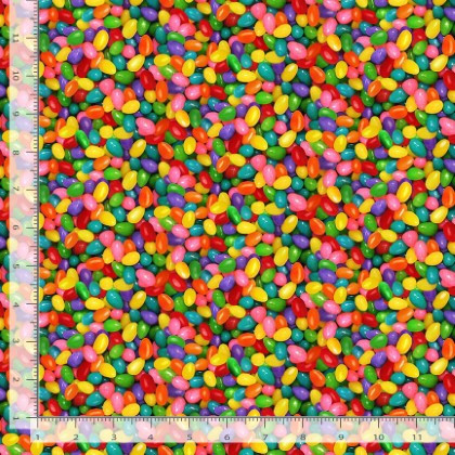 Timeless Treasures - Spring Treats - Jelly Beans, Multi