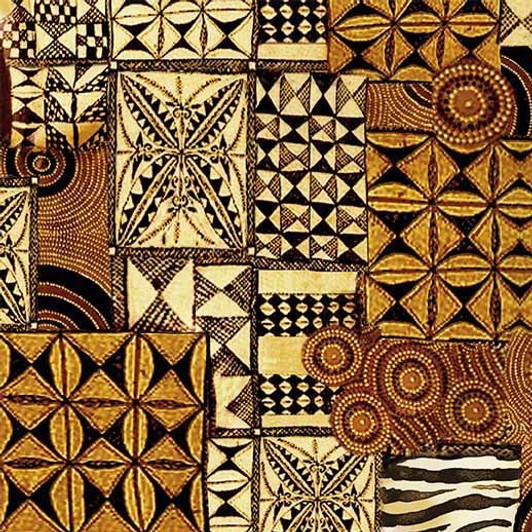 Michael Miller - Serengeti Plains - Mudcloth, Umber