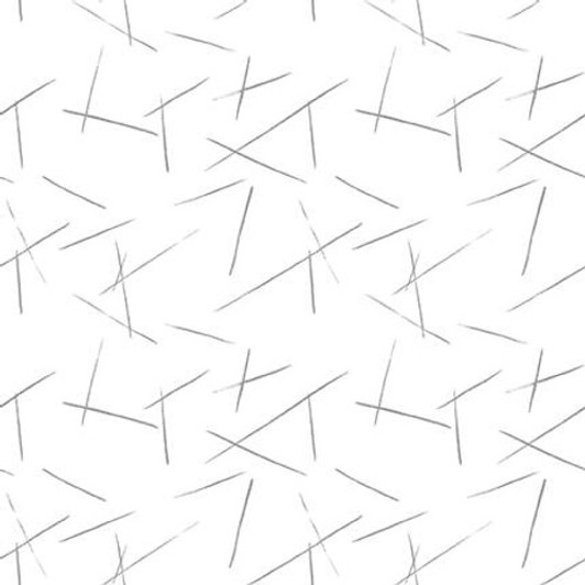 Blank Quilting - Lower The Volume - Tossed Lines, White