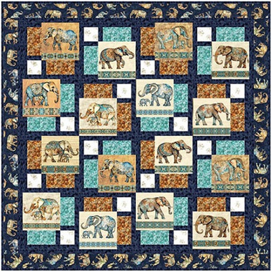 Quilting Treasures - Digital Quilt Top - Based on Kindred Spirits - 58" x 58"