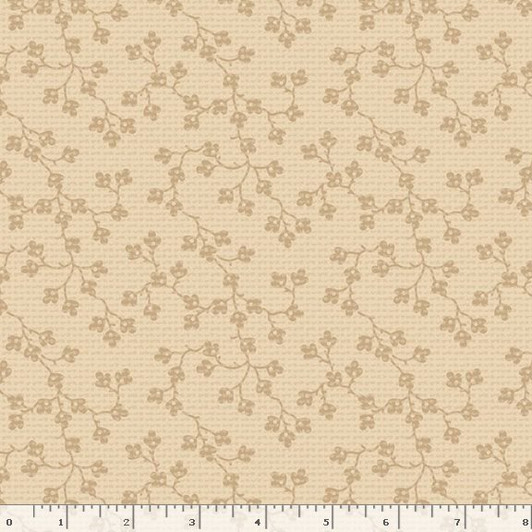 Marcus Fabrics - Indigo Neutrals - Blossom, Cream