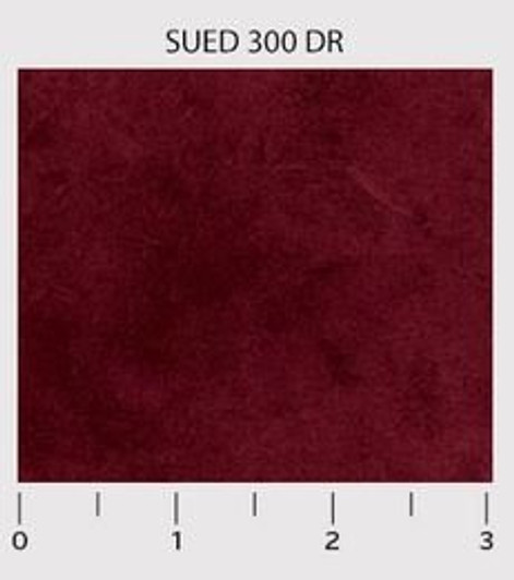 P & B Textiles - Suede - Blender, Dark Red
