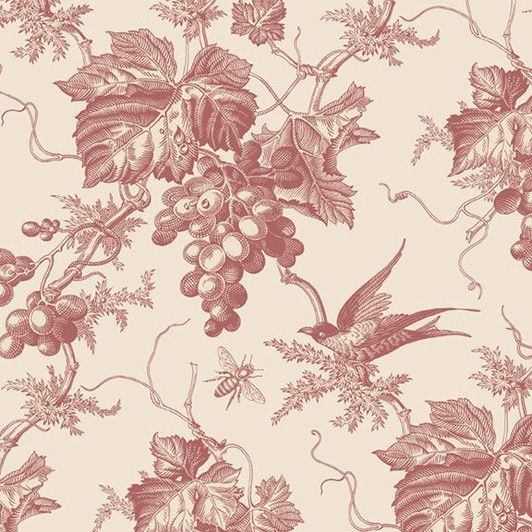 Marcus Fabrics - Summer House - Toile, Rose