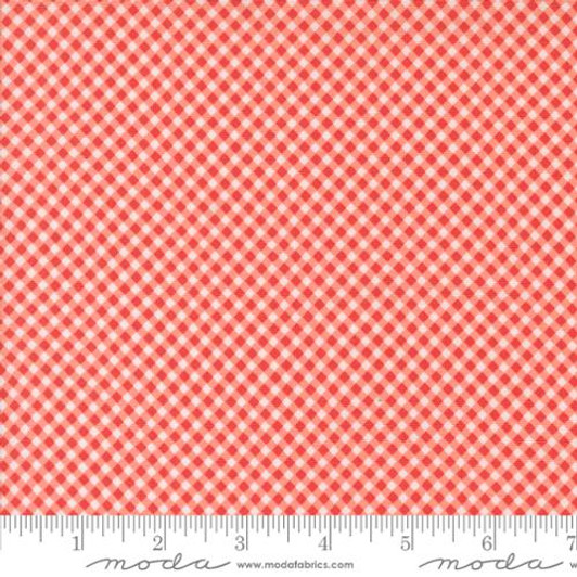 Moda - Raspberry Summer - Gingham, Carnation