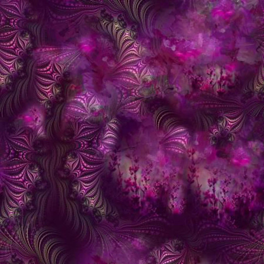 Hoffman California - Jewel Depths - Psychedelic Print, Magenta