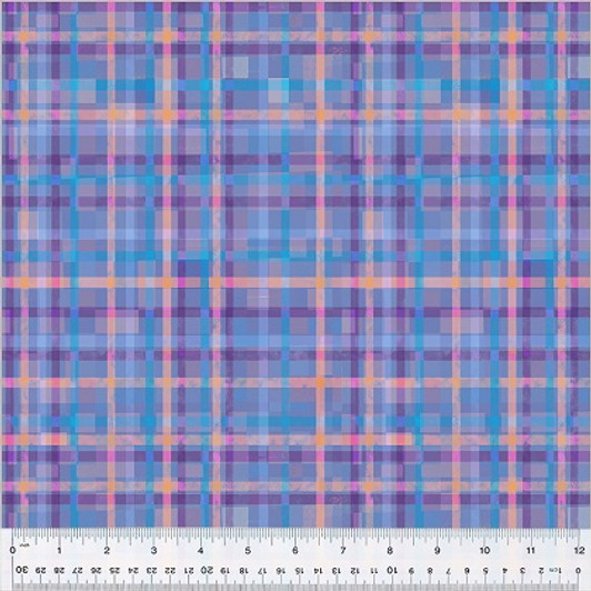 Windham Fabrics - Fur-ever Friends - Playful Plaid, Purple