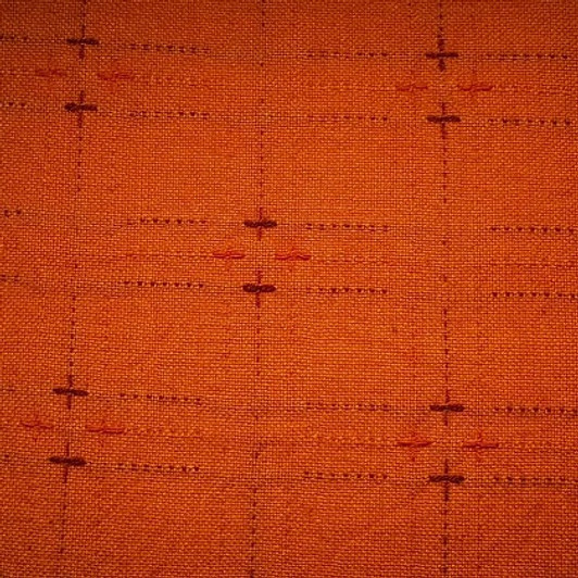 Diamond Textiles - Manchester - Plusses & Crosses, Orange
