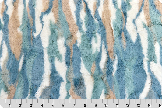 Shannon Fabrics - Luxe Cuddle - Himalayan, Raindrop