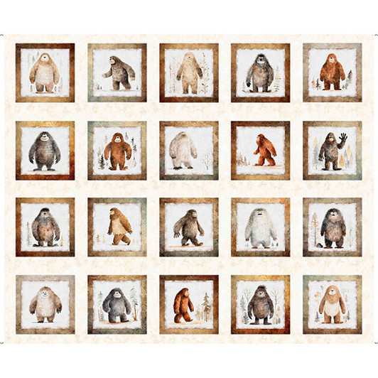 Quilting Treasures - Bigfoot - Picture Patches, Cream