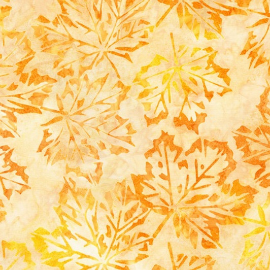 Robert Kaufman - Artisan Batiks: Fall Splendor - Maple Leaves, Amber