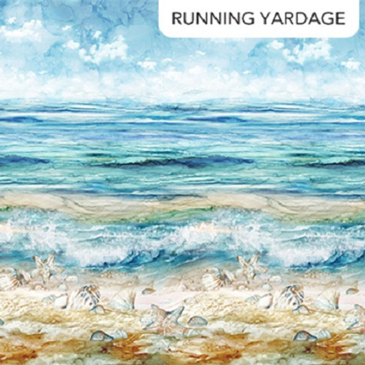 Northcott - The Great Outdoors - Coastal Ombre, Blue