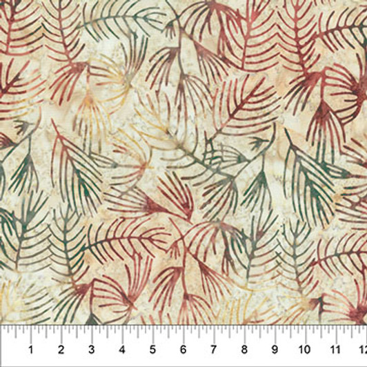 Northcott - Banyan Batiks Changes in Seasons - Branches, Tan