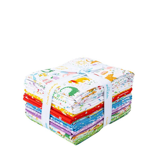 Riley Blake - Fat Quarter Bundle - Cray-on with Crayola - 18 Pieces