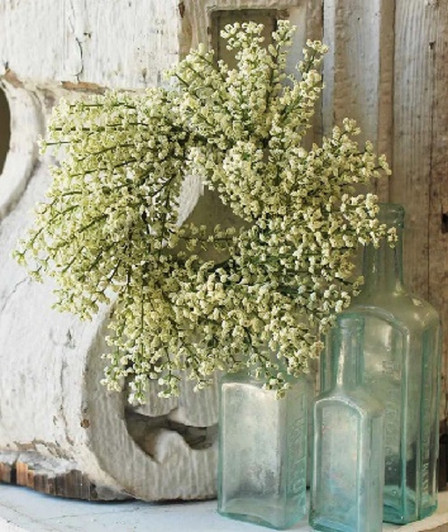 Candle Ring - Bursting Astilbe 10", White