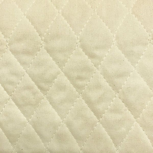 Fabri Quilt - Quilted Fabric - Muslin - Double-Sided, Natural