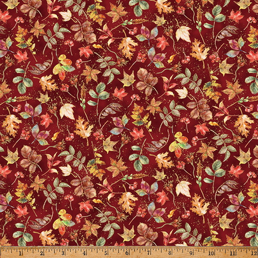 Hoffman California - Harvest Bouquet - Leaves, Maroon