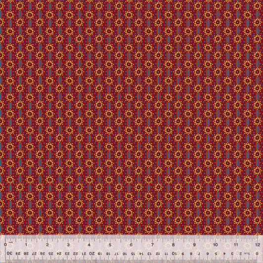 Windham Fabrics - Circa: Turkey Red - Sunbursts, Turkey Red