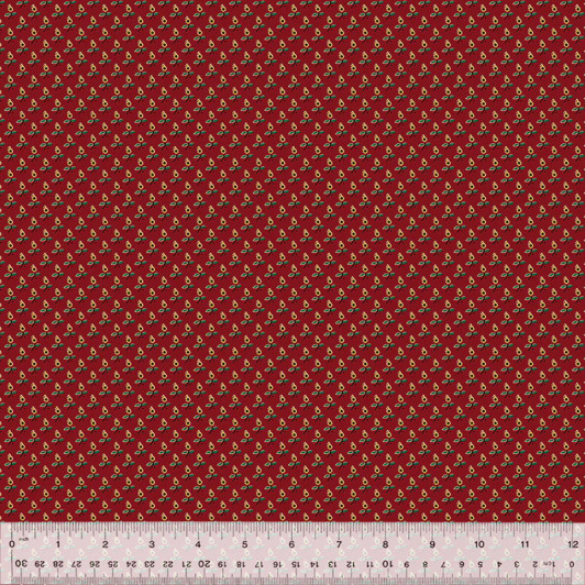 Windham Fabrics - Circa: Turkey Red - Prairie, Turkey Red