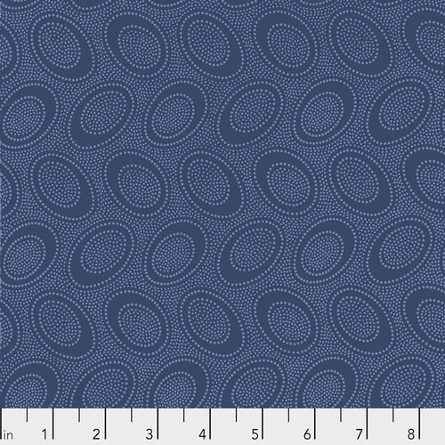 Free Spirit - Kaffe Fassett - Aboriginal Dot, Denim