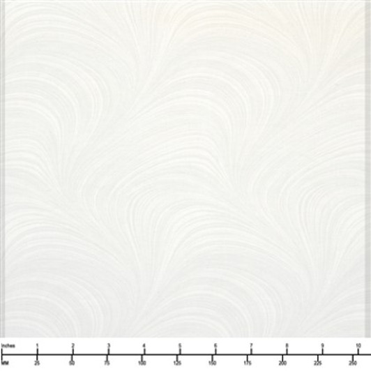 Benartex Basics - Wave Texture, White