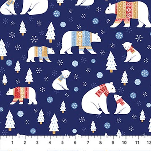 Patrick Lose - Bear Hugs Flannel - Bears, Multi